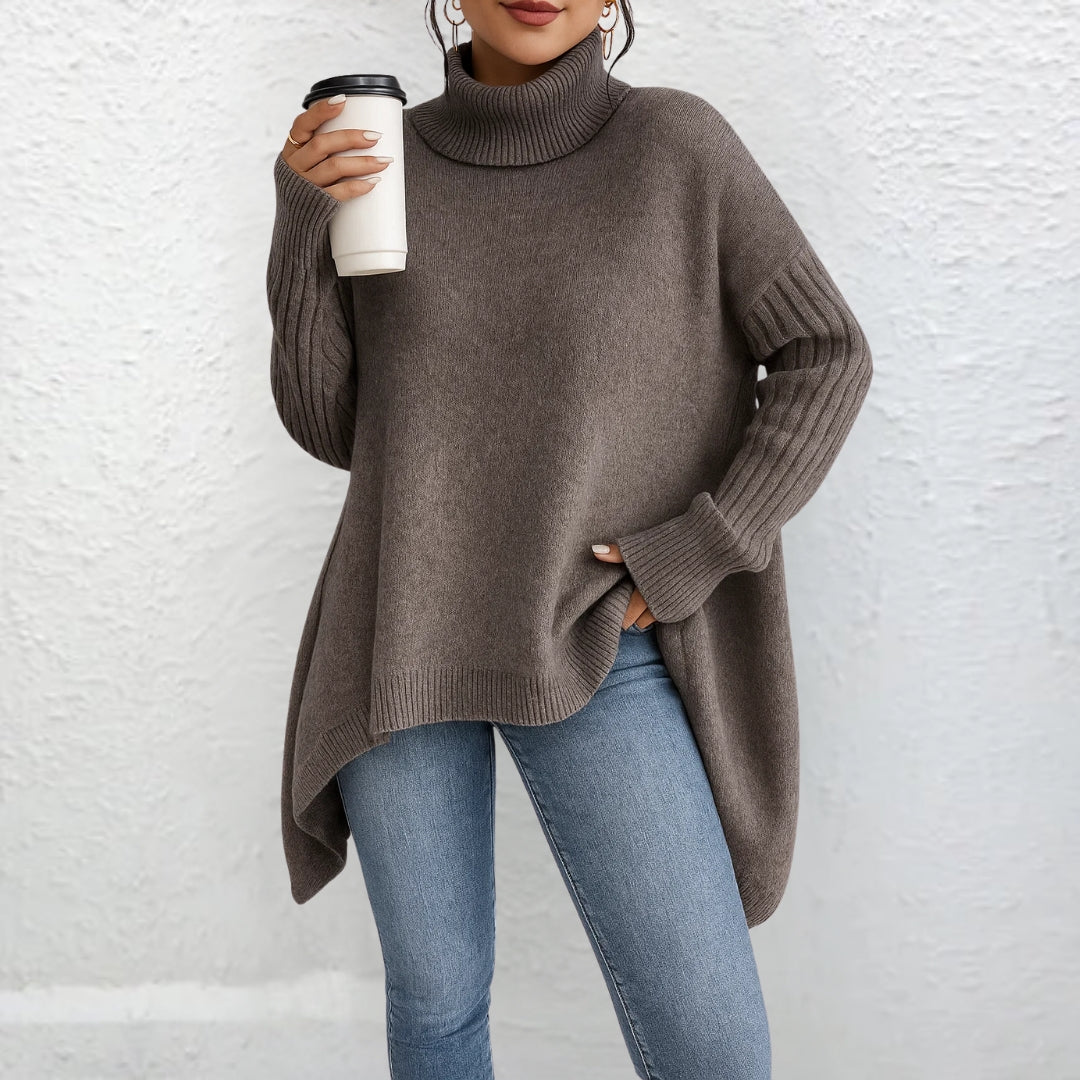 Valentina | Maglione Casual a Collo Alto