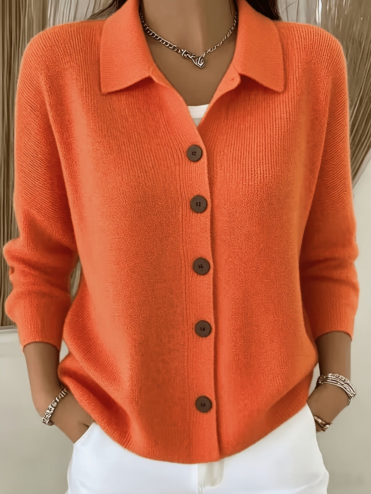 Wilhelmina | Cardigan con Revers