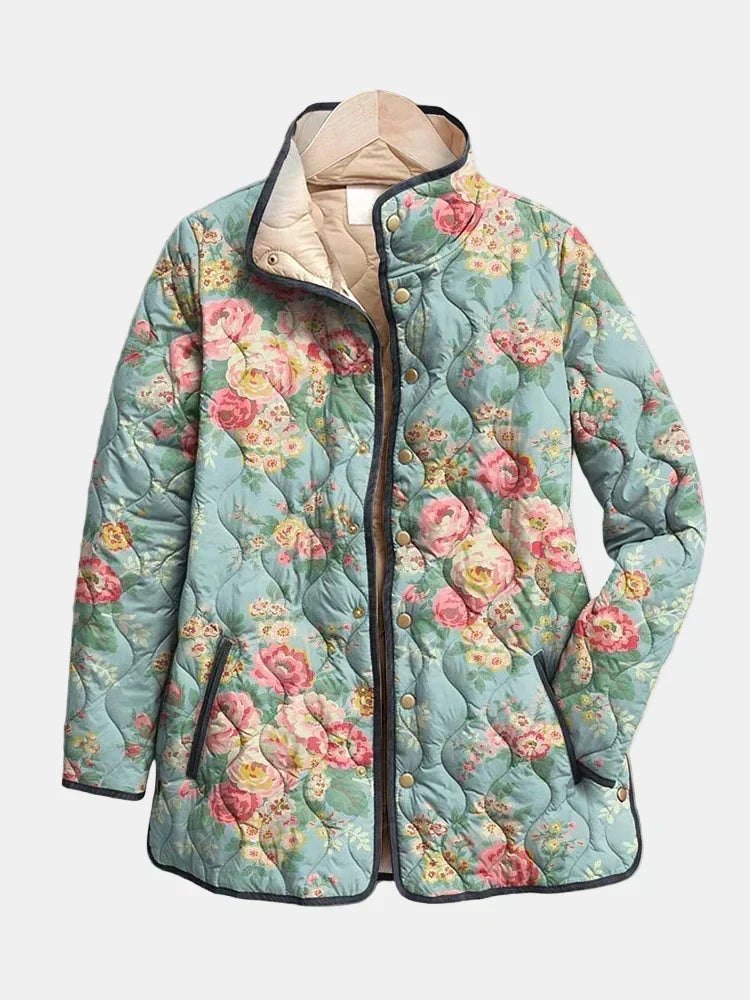 Mafalda | Giacca Trapuntata Rose Celadon