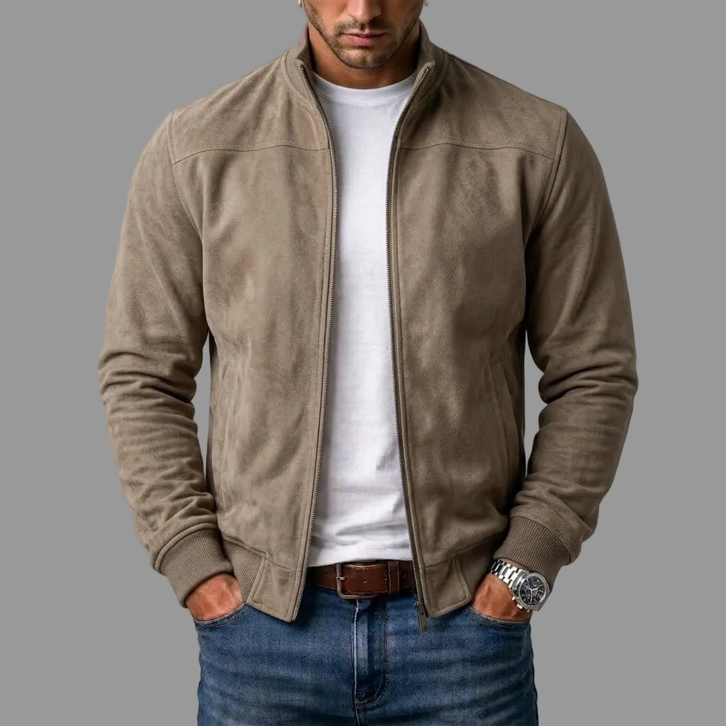 Varel | Giacca bomber in camoscio
