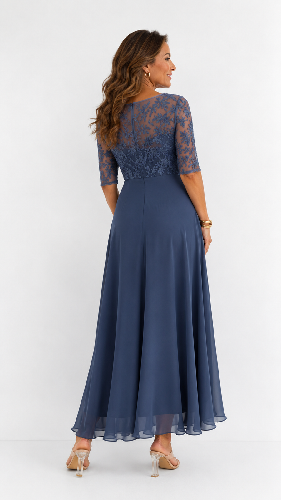 RHONDA | Elegante abito in pizzo