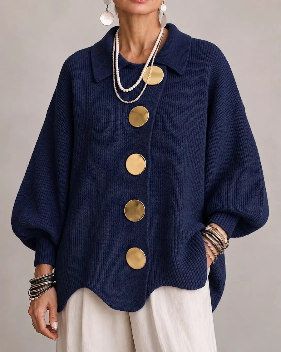 Eliana | Cardigan oversize con bottoni