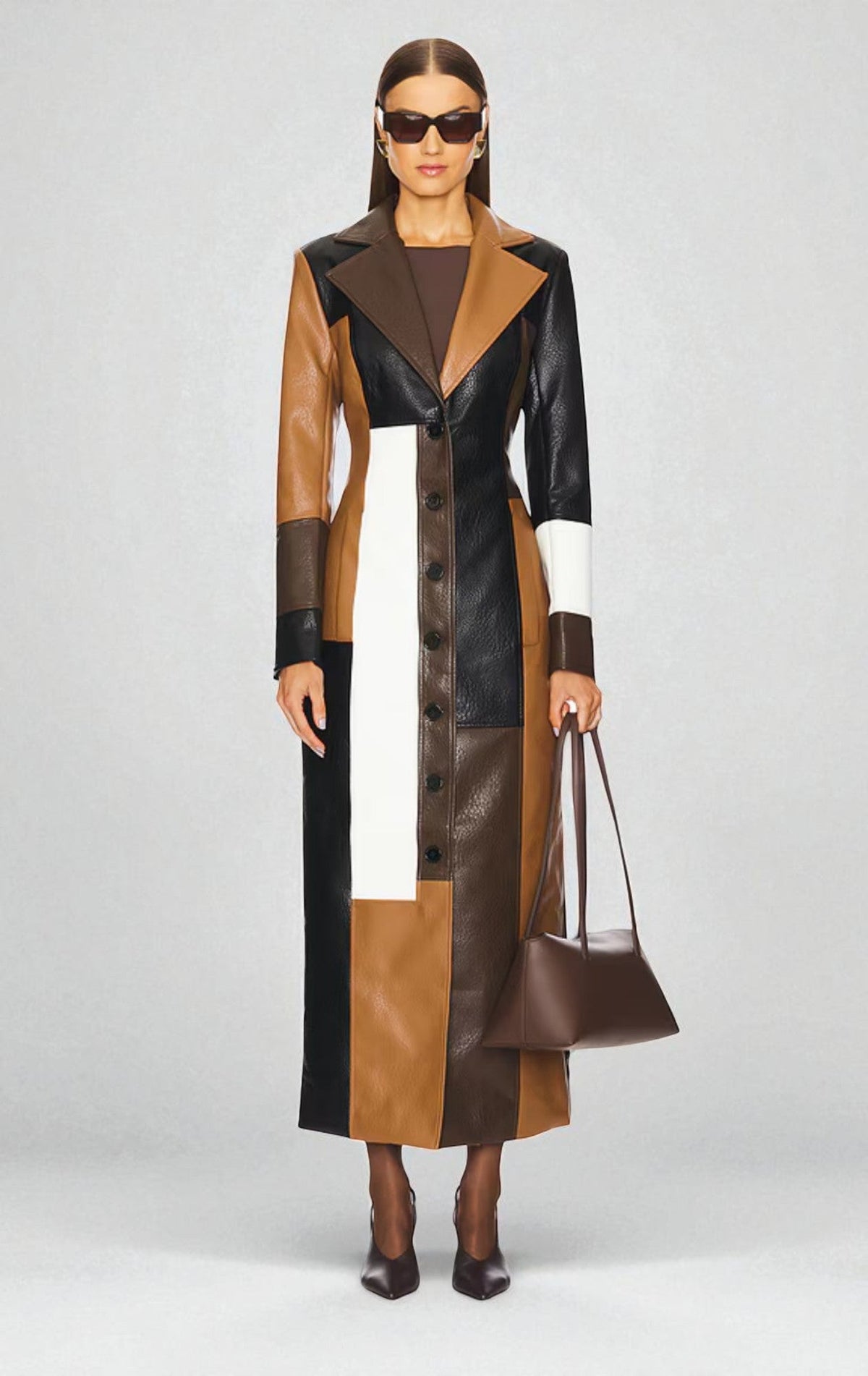Mosaico | Cappotto Patchwork Elegante
