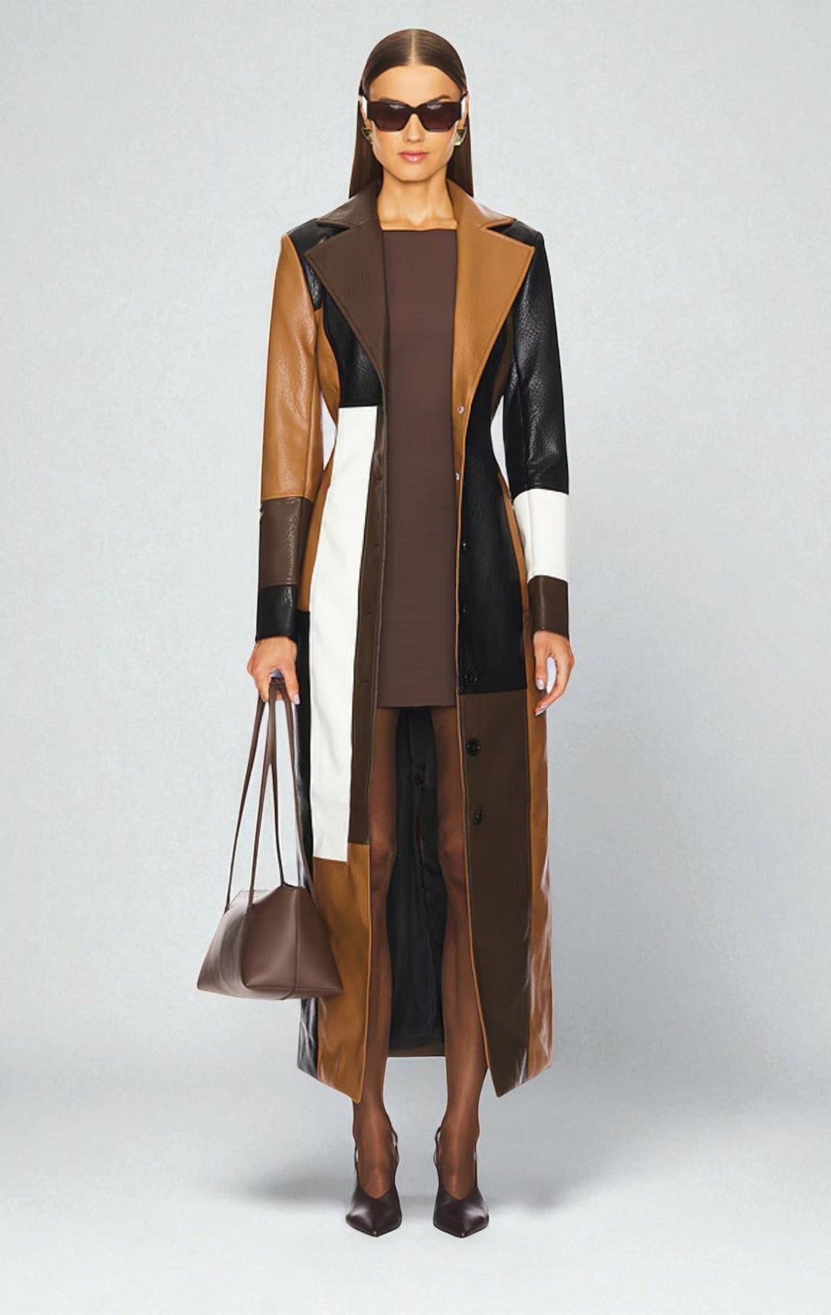 Mosaico | Cappotto Patchwork Elegante