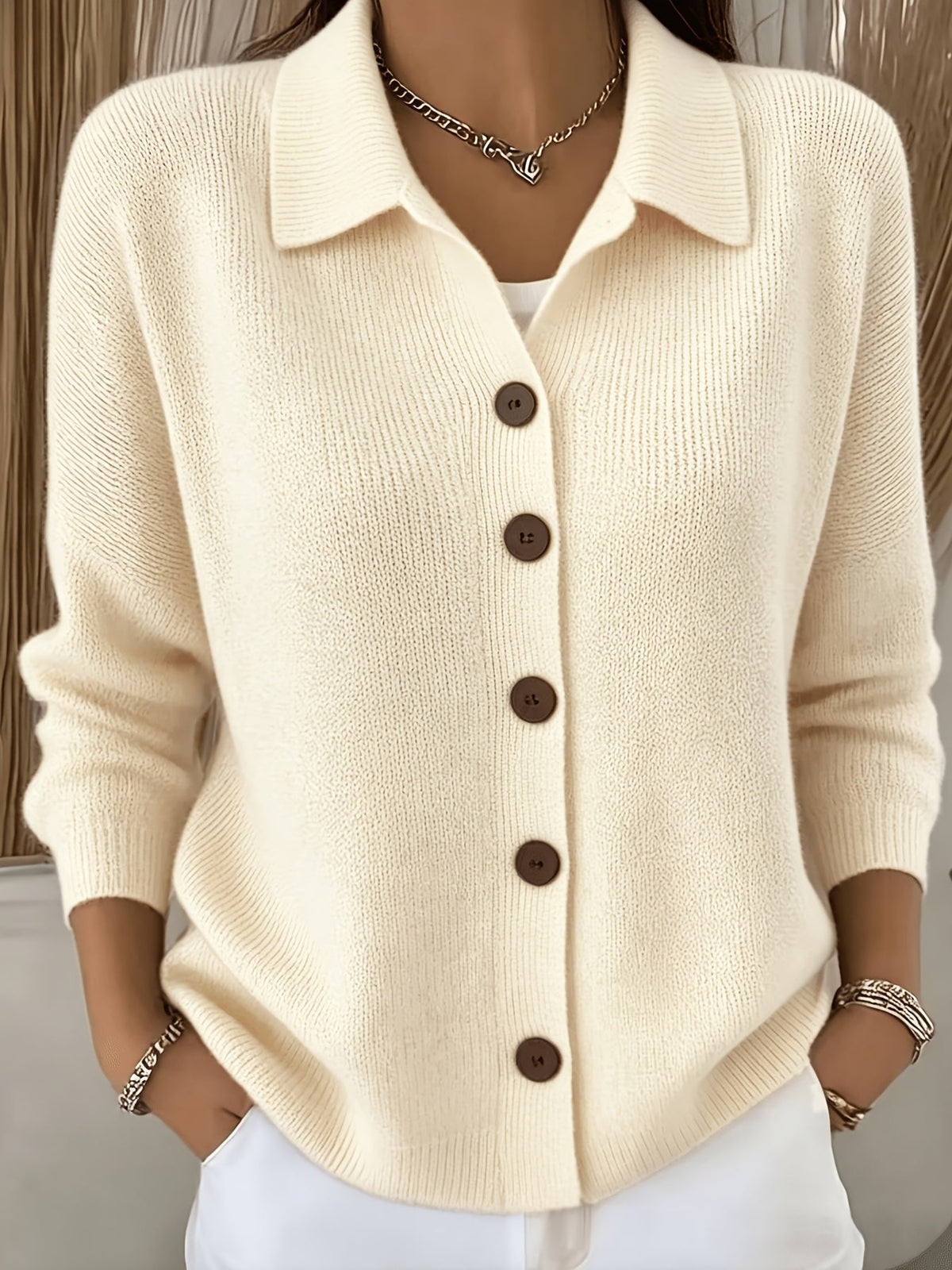 Wilhelmina | Cardigan con Revers