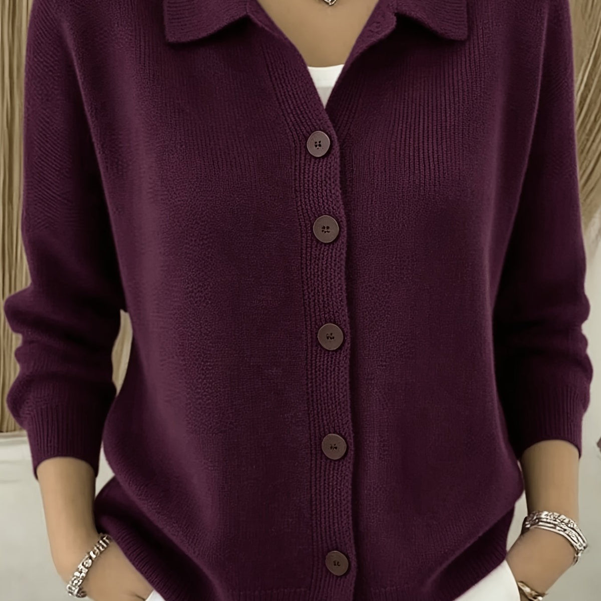 Wilhelmina | Cardigan con Revers