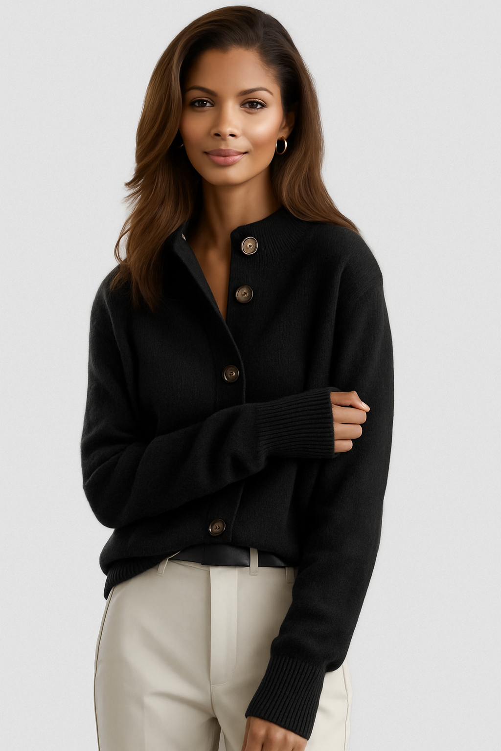 Saveria | Cardigan con bottoni