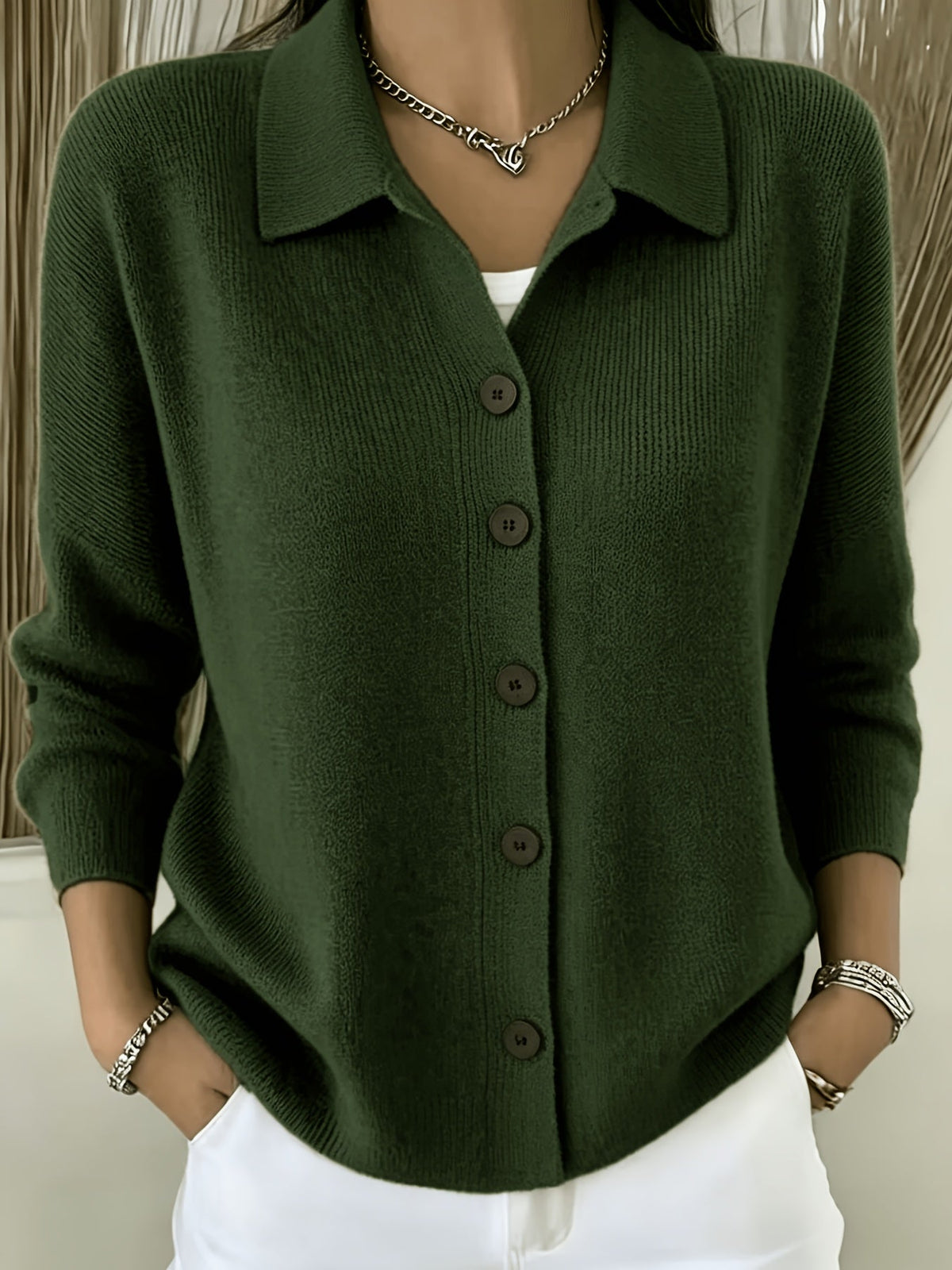 Wilhelmina | Cardigan con Revers