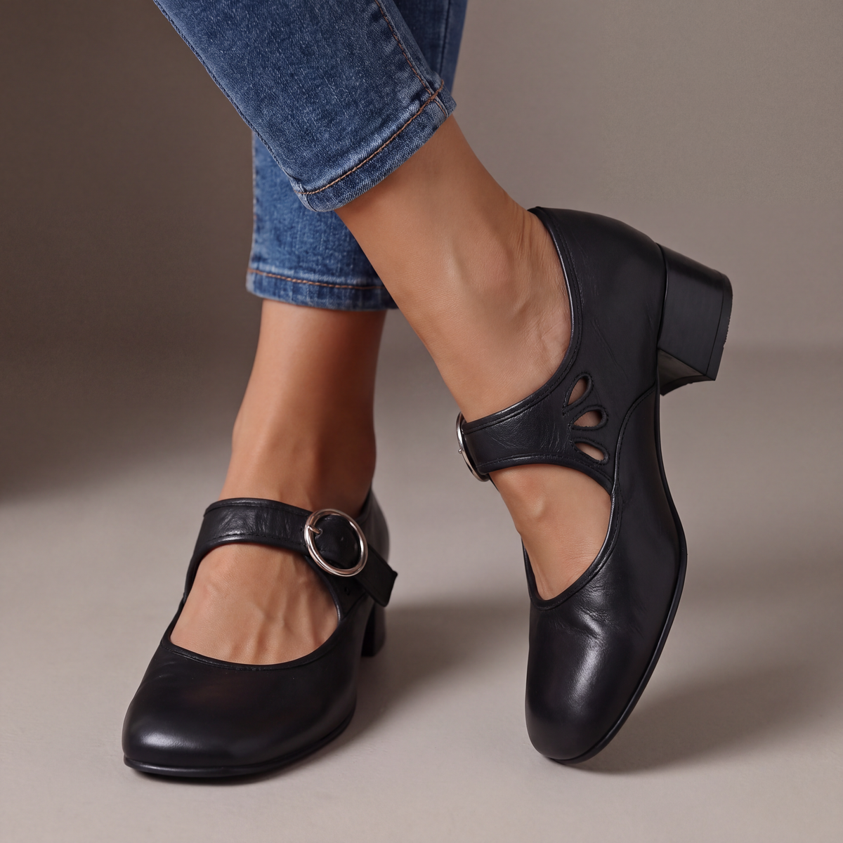 Josephine | Scarpe Mary Jane in Pelle