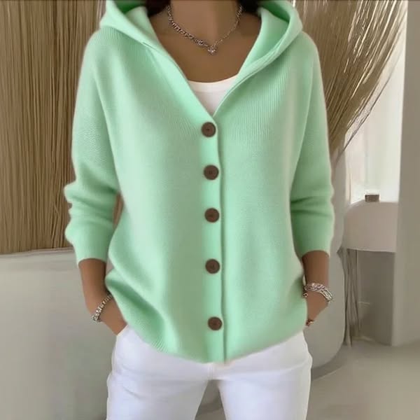 Assia | Cardigan con cappuccio