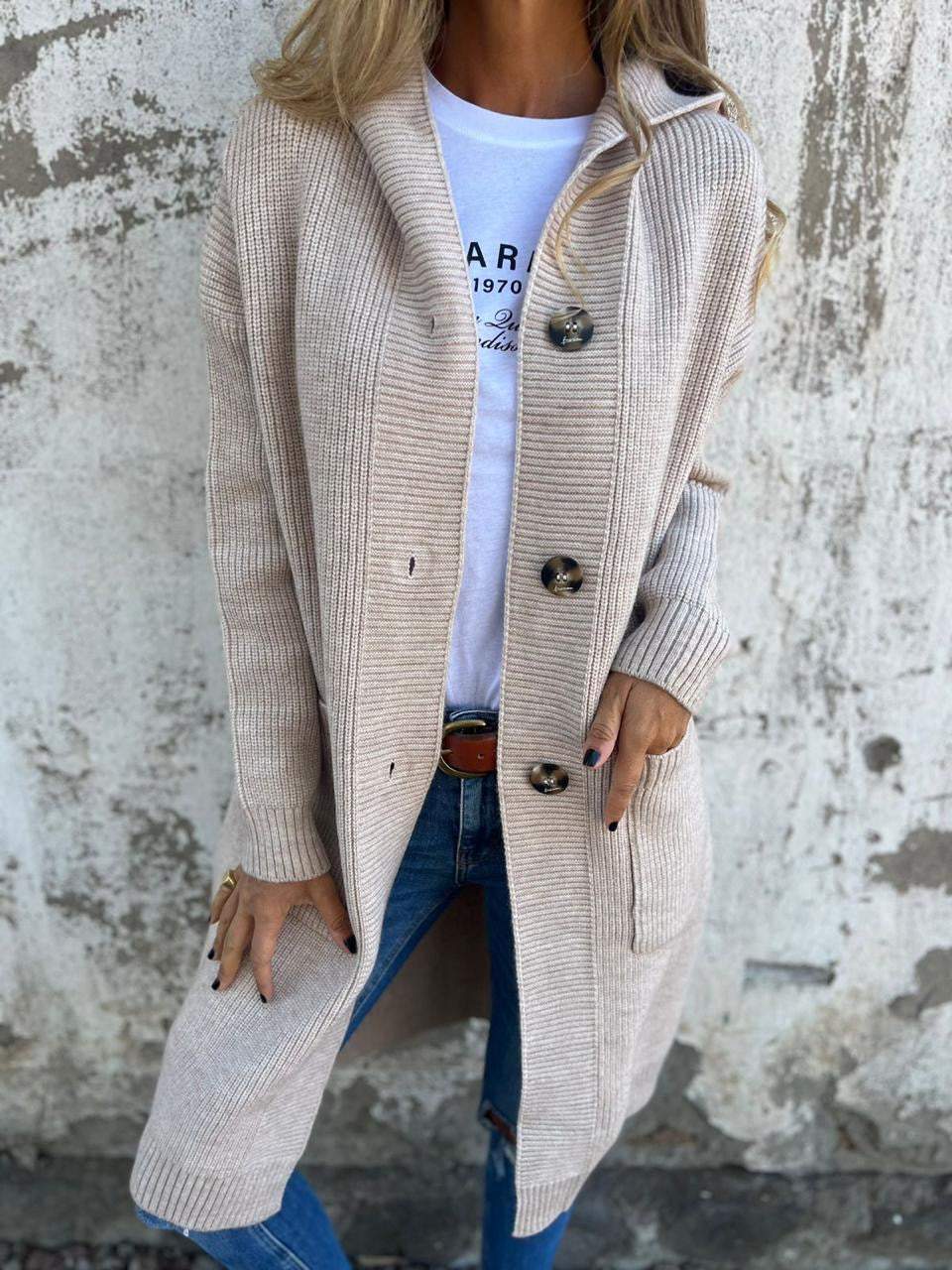 Maddalena | Cardigan Lungo Versatile ed Elegante