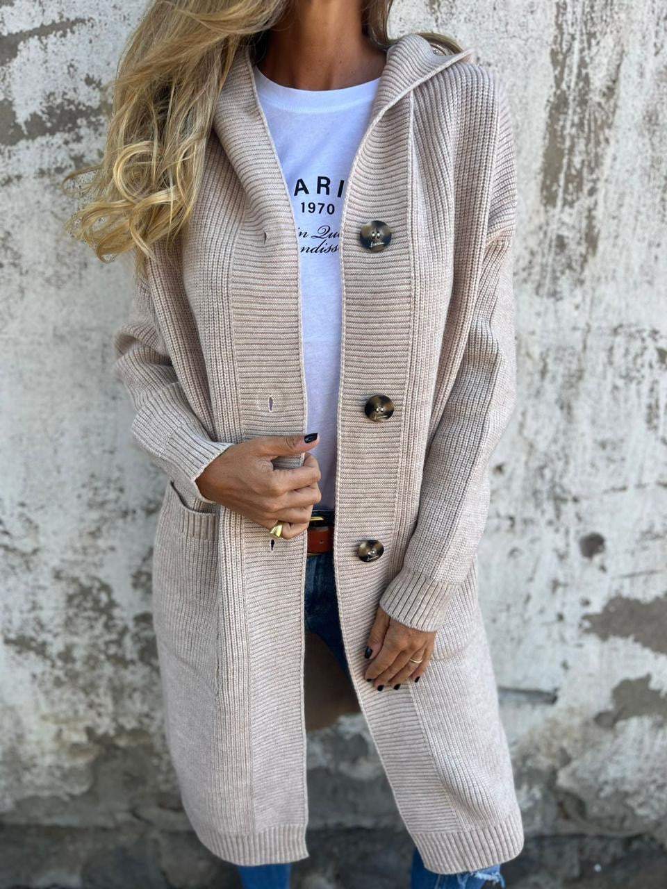 Maddalena | Cardigan Lungo Versatile ed Elegante