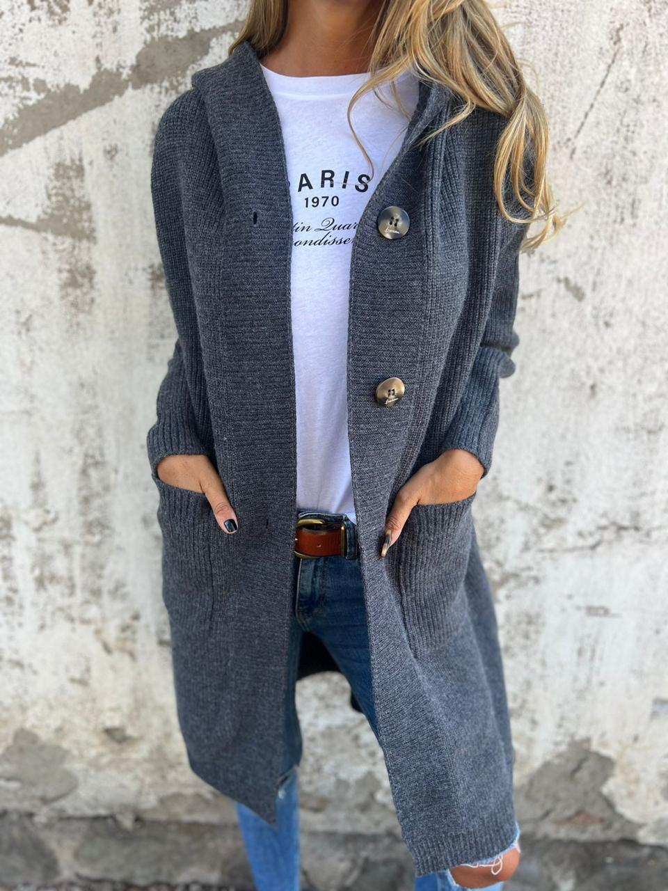 Maddalena | Cardigan Lungo Versatile ed Elegante