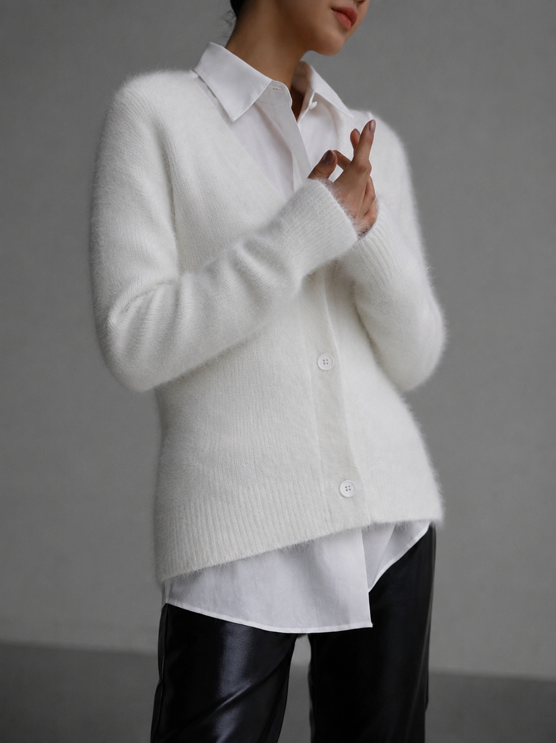 Giacinta | Cardigan oversize con bottoni